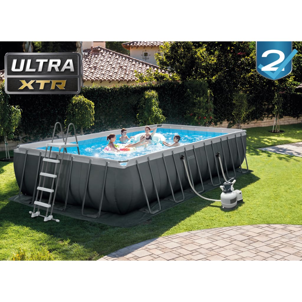 Intex Swimmingpool-Set Ultra XTR Frame Rechteckig 732 x 366 x 132 cm