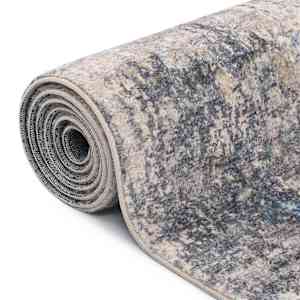 vidaXL Kilimas, įvairiaspalvis, 80x150cm, poliesteris, su ra&scaron;tais