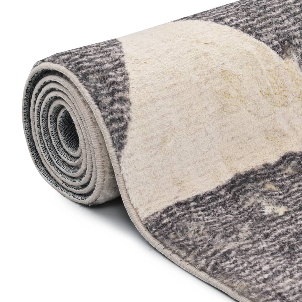 

vidaXL Vloerkleed met print 160x230 cm polyester beige