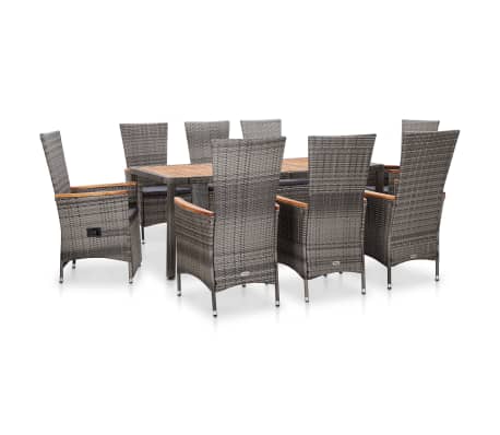 rattan garden dining set