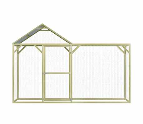 vidaXL H&uuml;hnerk&auml;fig 3x1,5x2 m Impr&auml;gniertes Kiefernholz