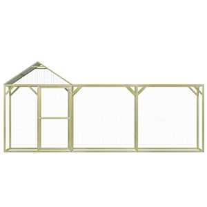 vidaXL Pollaio 4,5x1,5x2 m in Legno di Pino Impregnato