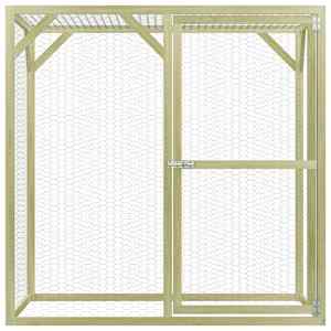 vidaXL Kyllingbur 1,5x1,5x1,5 m impregnert furu