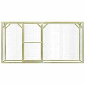 vidaXL Kyllingbur 1,5x3x1,5 m impregnert furu