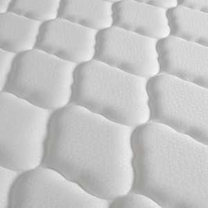Postel s matrací s paměťovou pěnou tmavě šedá textil 90x200 cm - obrázek 11