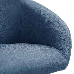 Jídelní židle 6 ks modré textil - obrázek 7