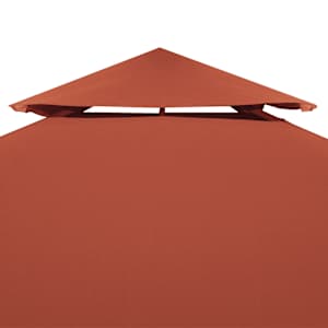 Střecha na altán 310 g/m² 3 x 3 m cihlová - obrázek 3