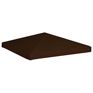 Střecha na altán 310 g/m² 3 x 3 m hnědá - obrázek 2