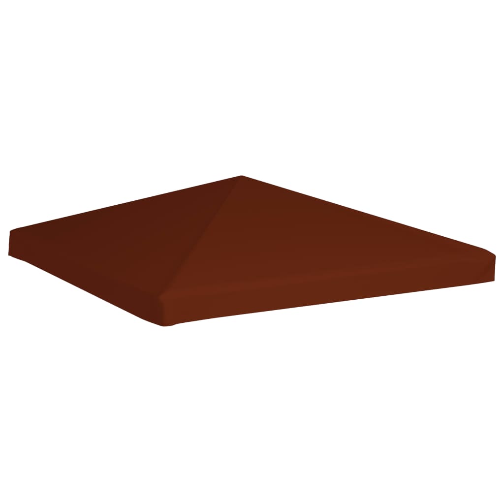 vidaXL Acoperiș pentru pavilion, 3 x 3 m, cărămiziu, 310 g/m²