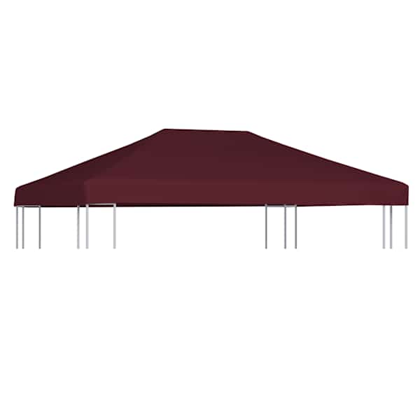 vidaXL varjualuse katus 310 g/m&sup2; 3 x 4 m, bordoopunane
