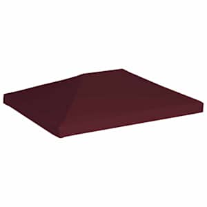 vidaXL varjualuse katus 310 g/m&sup2; 3 x 4 m, bordoopunane