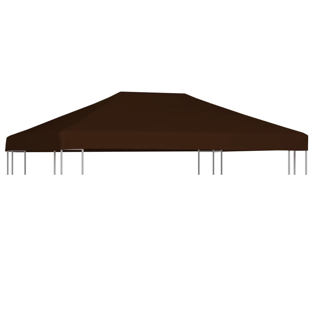 Paviljongtak 310 g/m² 3x4 m brun