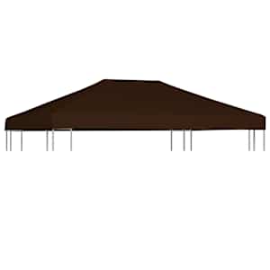 Streha za paviljon 310 g/m² 3x4 m rjava