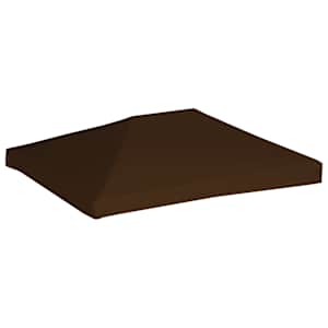 Střecha na altán 310 g/m² 3 x 4 m hnědá - obrázek 2