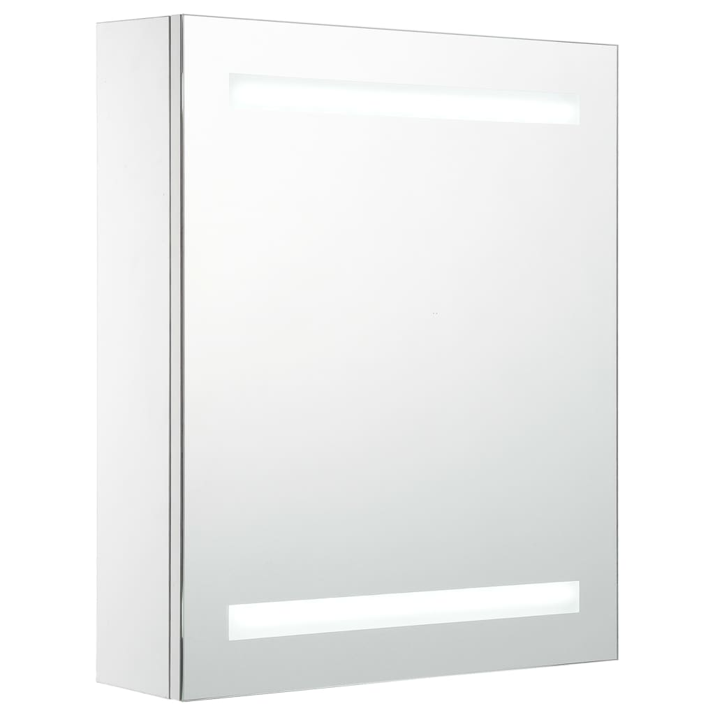 LED koupelnová zrcadlová skříňka 50 x 13,5 x 60 cm