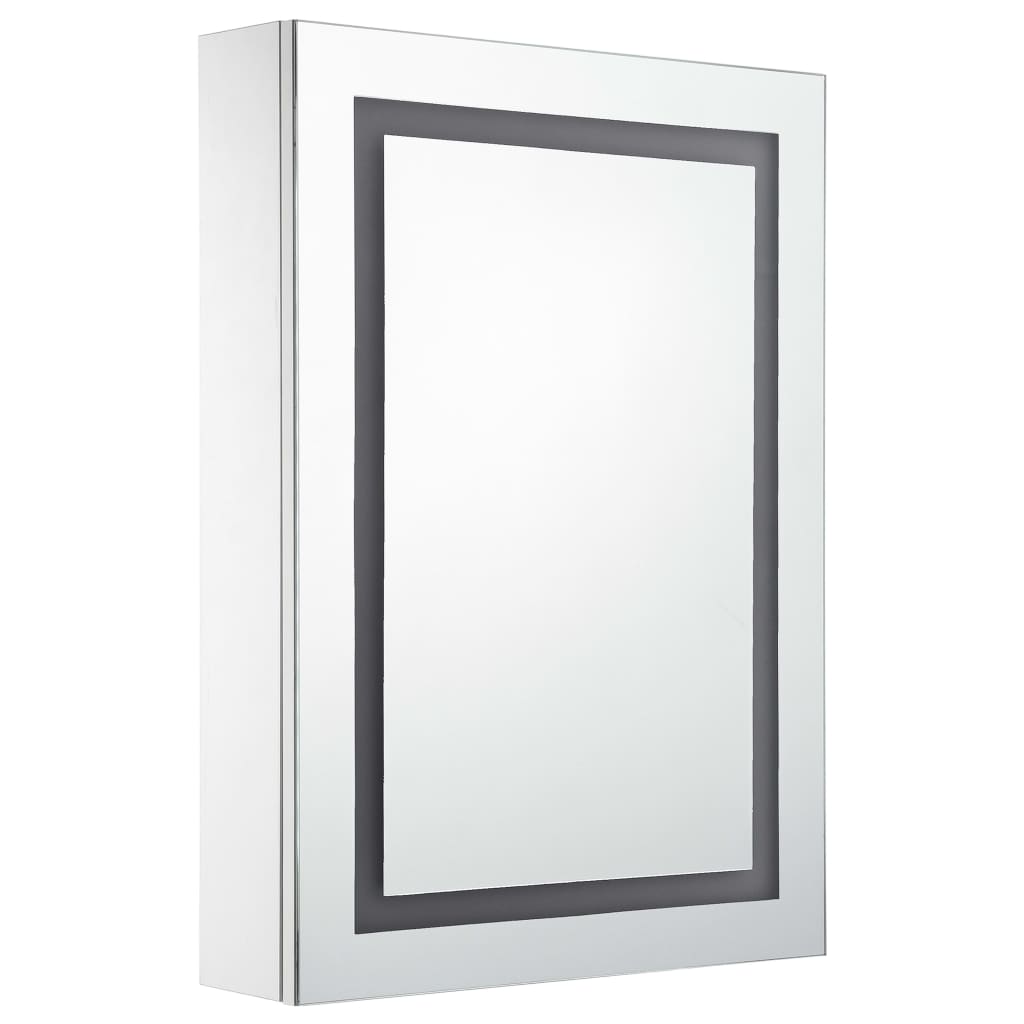 

vidaXL Badkamerkast met spiegel en LED 50x13x70 cm