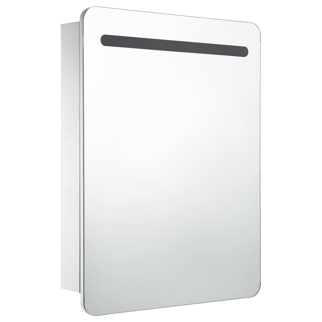 

vidaXL Badkamerkast met spiegel en LED 60x11x80 cm