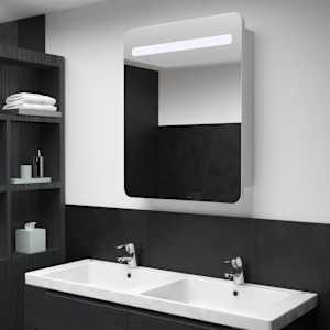 LED koupelnová skříňka se zrcadlem 60 x 11 x 80 cm - obrázek 1