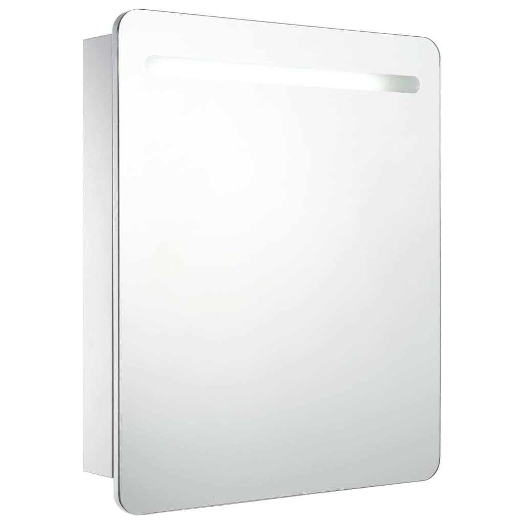 VidaXL Armadietto Bagno con Specchio e LED 80x12,2x68 cm