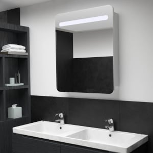 LED koupelnová skříňka se zrcadlem 68 x 9 x 80 cm