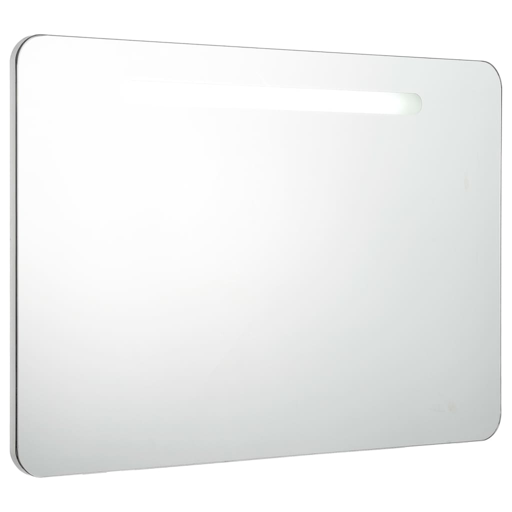 LED koupelnová zrcadlová skříňka 80 x 9,5 x 55 cm