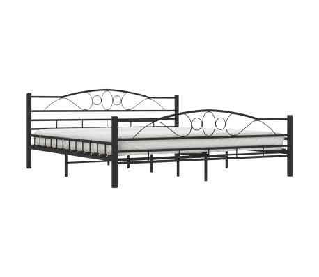 vidaXL Sengeramme svart stål 180x200