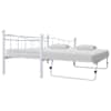vidaXL voodiraam valge terasest 180 x 200 / 90 x 200 cm