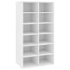 vidaXL kingakapp, valge, 54 x 34 x 100,5 cm, tehispuit
