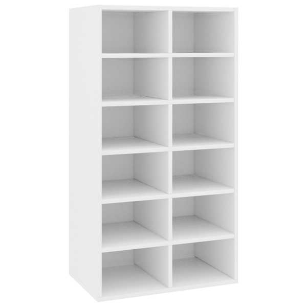vidaXL kingakapp, valge, 54 x 34 x 100,5 cm, tehispuit