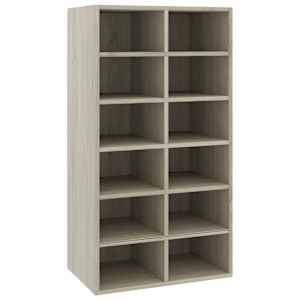 vidaXL kingakapp, Sonoma tamm, 54 x 34 x 100,5 cm, tehispuit