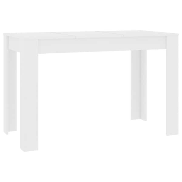 vidaXL s&ouml;&ouml;gilaud, valge 120 x 60 x 76 cm tehispuit