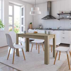vidaXL s&ouml;&ouml;gilaud, Sonoma tamm 120 x 60 x 76 cm tehispuit