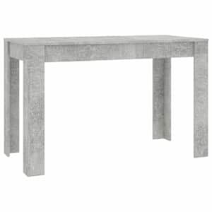 vidaXL s&ouml;&ouml;gilaud, betoonhall 120 x 60 x 76 cm tehispuit