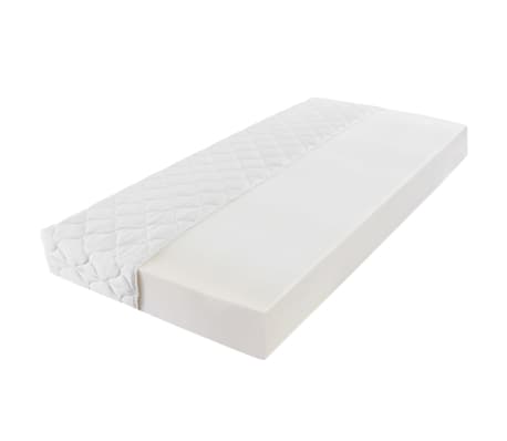 vidaXL Mattress with a Washable Cover 203x106x17 cm