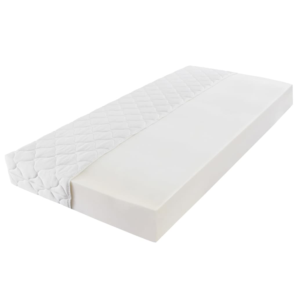 vidaXL Mattress with a Washable Cover 187x137x17 cm Double