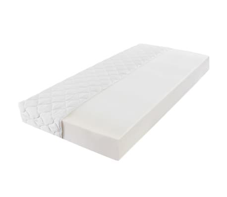 vidaXL Mattress with a Washable Cover 187x137x17 cm Double