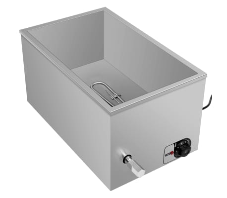 vidaXL Voedselwarmer bain-marie 1500 W roestvrij staal