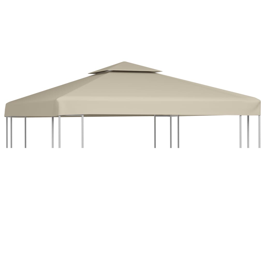 

vidaXL Gazebo Cover Canopy Replacement 1 oz/ft² Beige 9.8'x9.8'