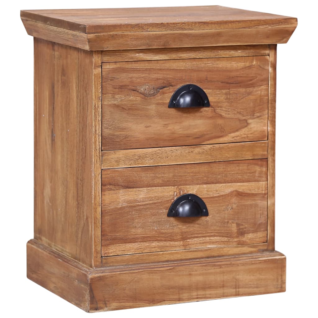 VidaXL Bedside Cabinet 15.7x11.8x19.7 Solid Teak