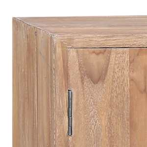 vodaXL Odkládací skříňka 110x30x75 cm masivní teak - obrázek 7
