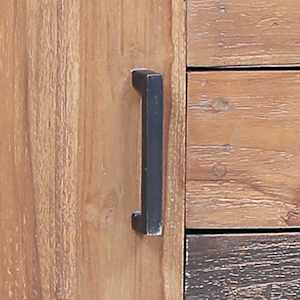 vodaXL Odkládací skříňka 110x30x75 cm masivní teak - obrázek 8
