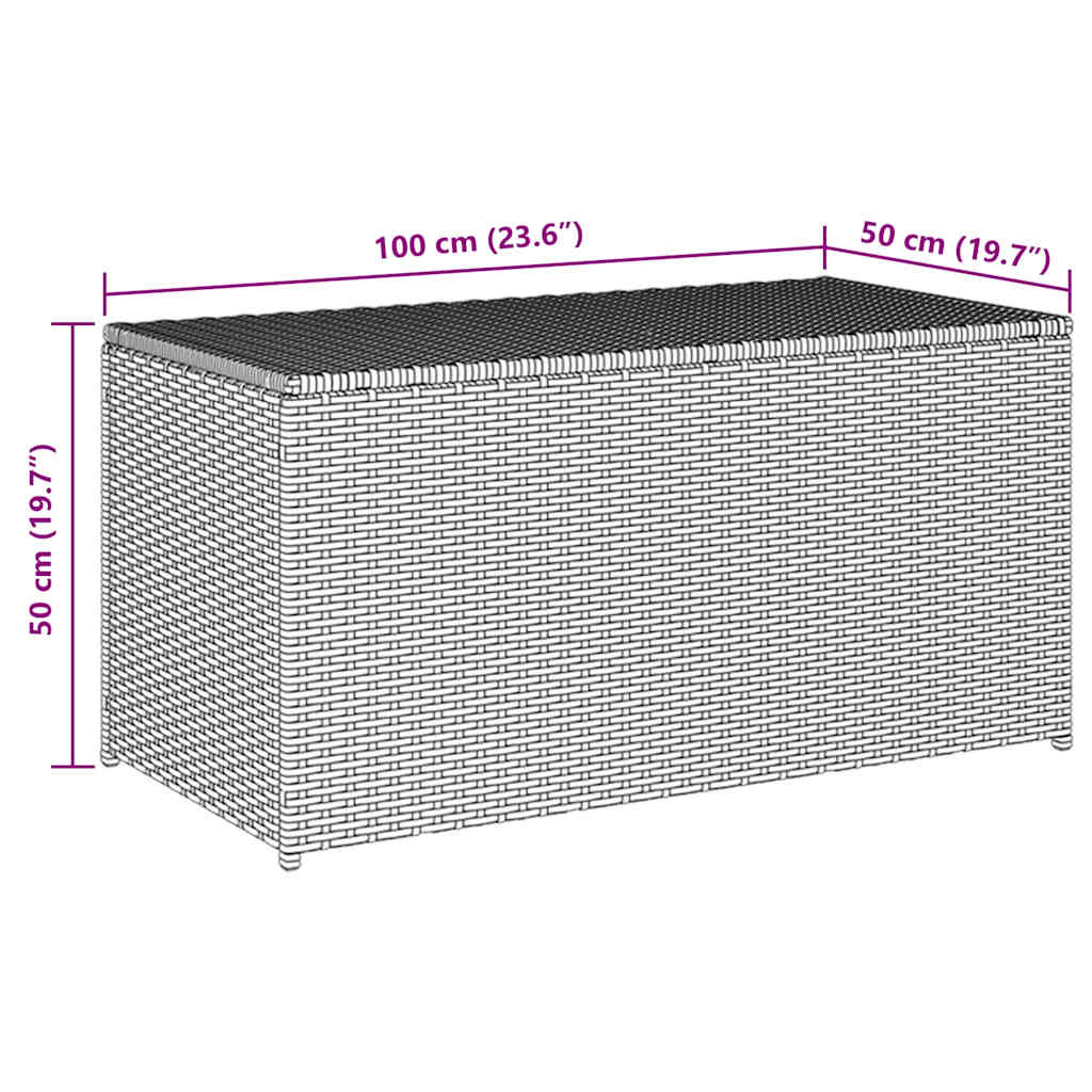 Outdoor Storage Deck Box Chest Cabinet for Patio Cushions Garden Tools vidaXL - Picture 27 of 106