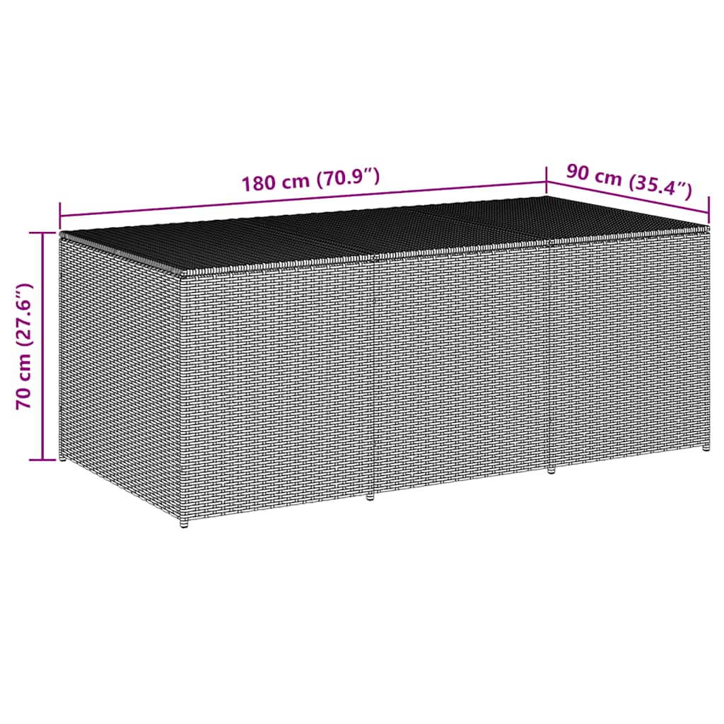 Outdoor Storage Deck Box Chest Cabinet for Patio Cushions Garden Tools vidaXL - Picture 63 of 106
