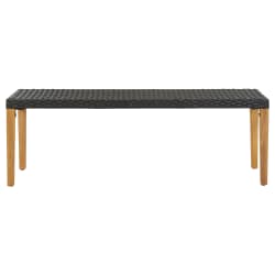 vidaXL aiapink 80 cm, pol&uuml;rotang, must