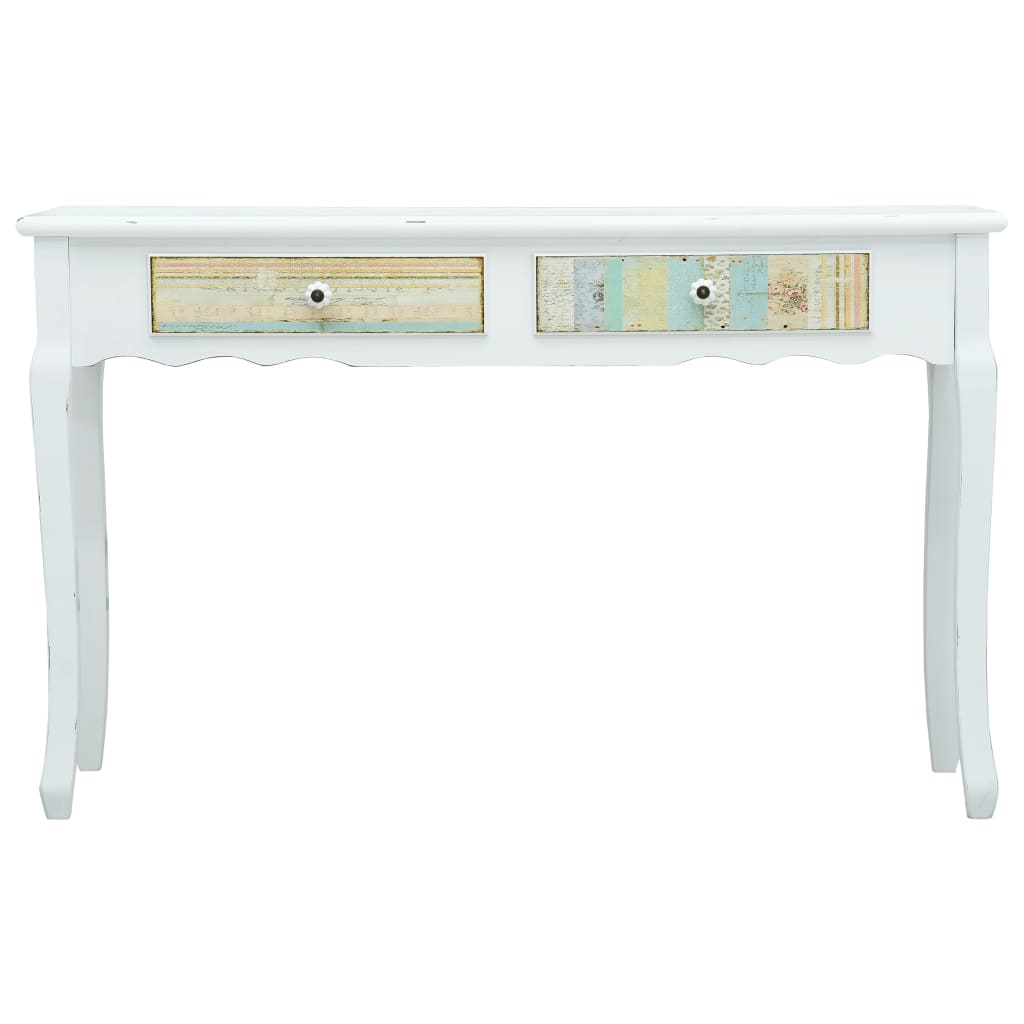 vidaXL Console Table White 120x40x74.5 cm Wood