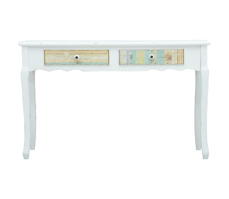 vidaXL Console Table White 120x40x74.5 cm Wood