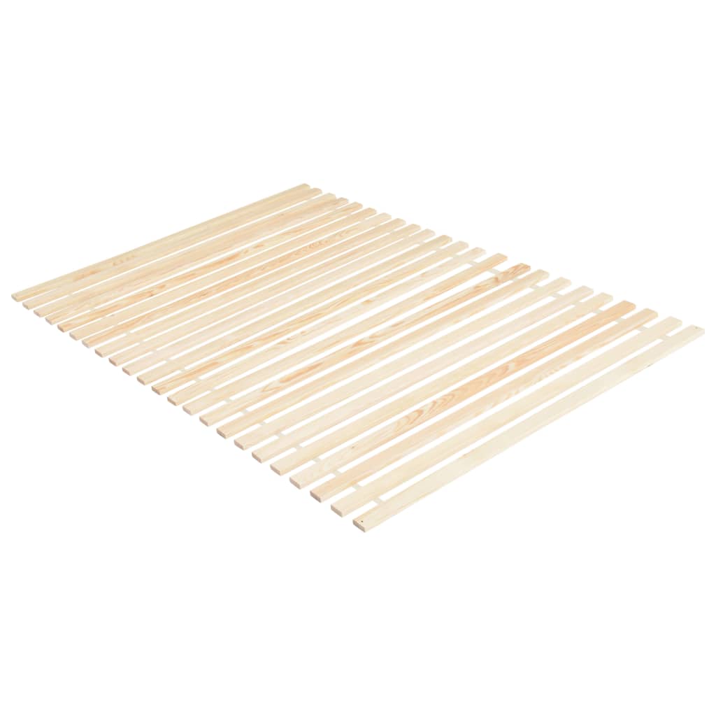 vidaXL Bază de pat rulabilă cu 23 șipci, 100x200 cm, lemn masiv de pin
