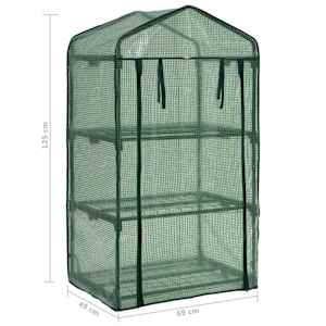 3patrový mini skleník 69 x 49 x 125 cm - obrázek 8