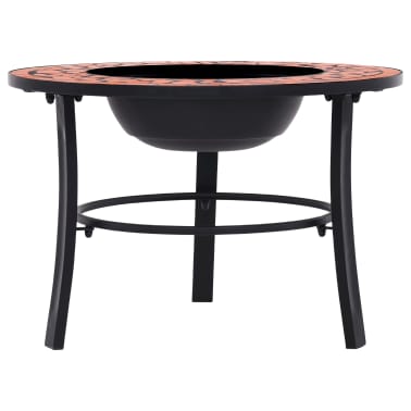 Vidaxl Mosaic Fire Pit Terracotta 68cm Ceramic Vidaxl Com Au