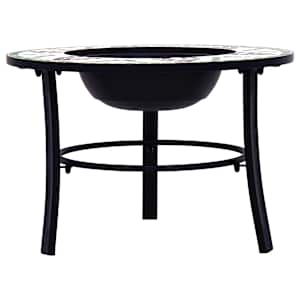 Mozaikové ohniště zelené 68 cm keramika - obrázek 3